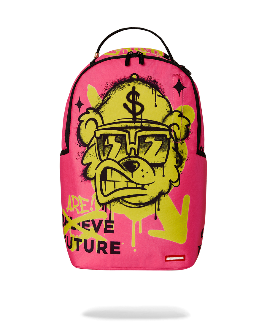MONEY BEAR GRAFFITI DLXR BACKPACK