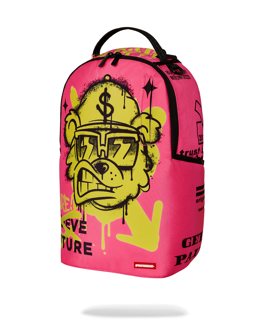 MONEY BEAR GRAFFITI DLXR BACKPACK