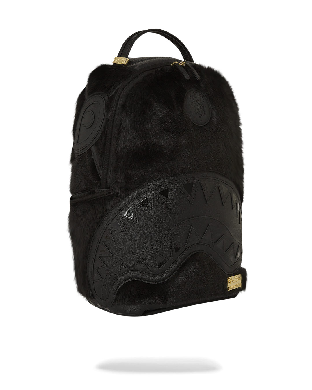 NISSIM BLACK DLXSF FAUX FUR BACKPACK