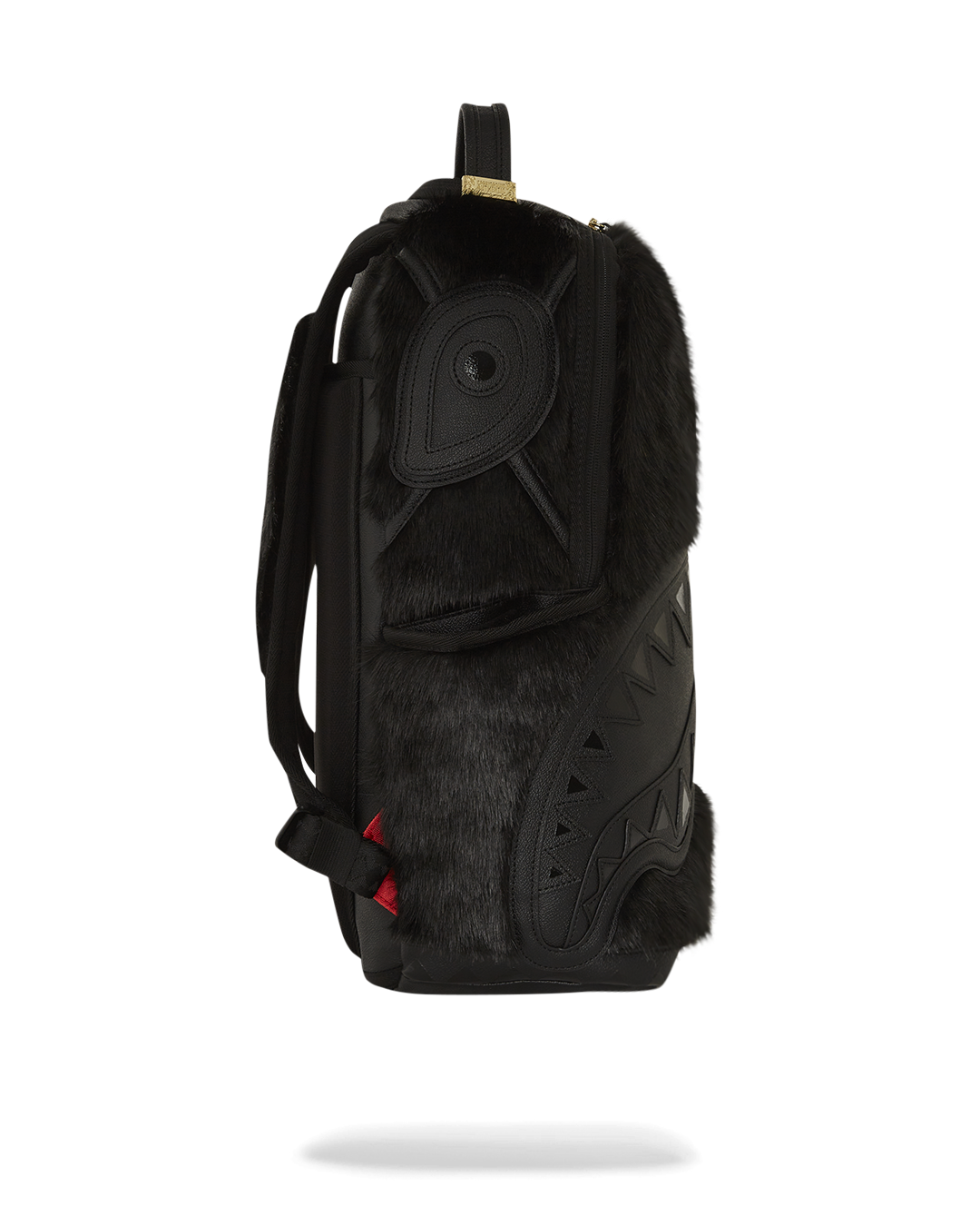 NISSIM BLACK DLXSF FAUX FUR BACKPACK