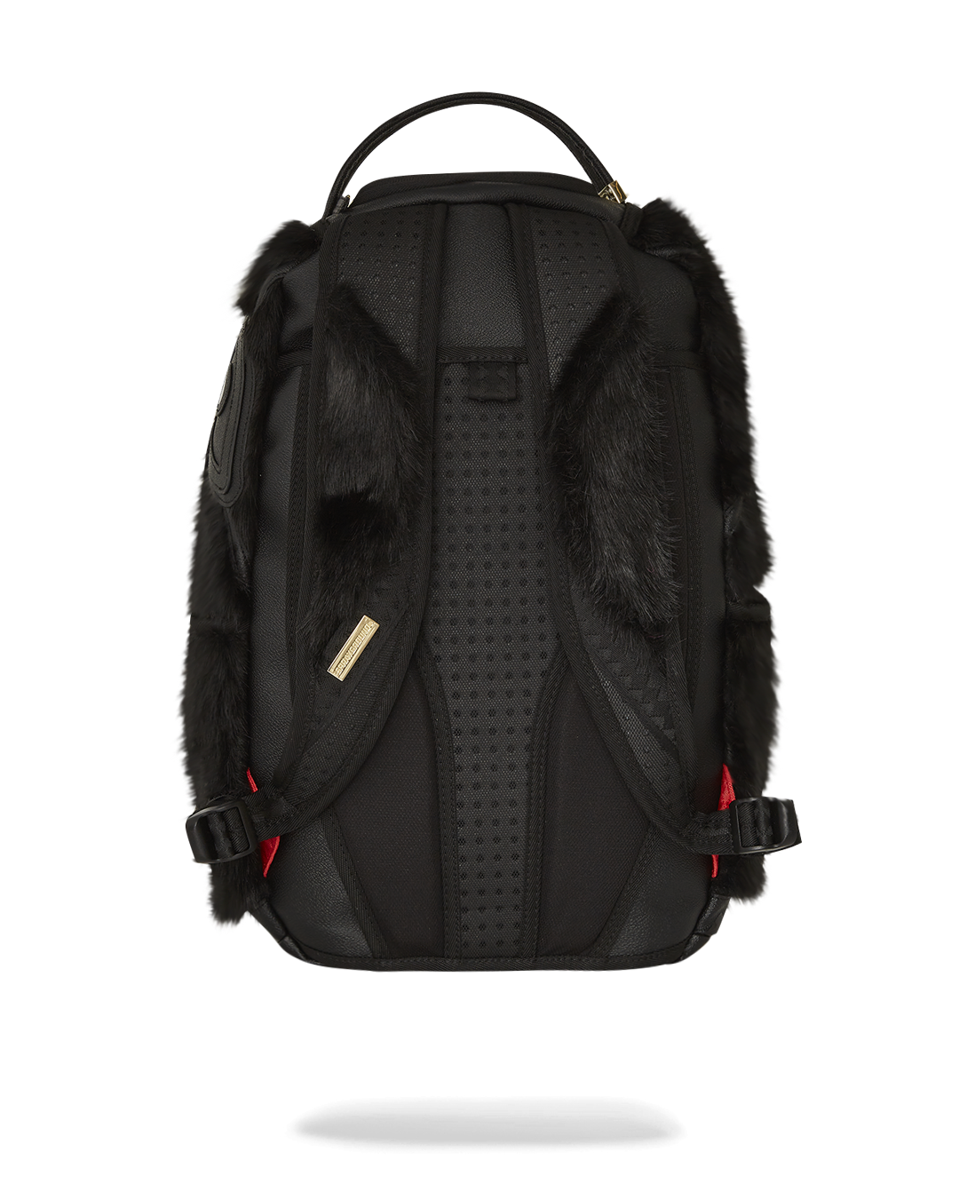 NISSIM BLACK DLXSF FAUX FUR BACKPACK