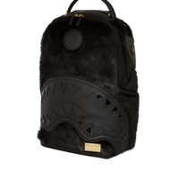 NISSIM BLACK DLXSF FAUX FUR BACKPACK