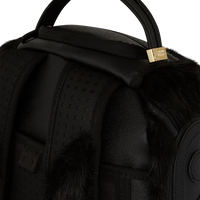 NISSIM BLACK DLXSF FAUX FUR BACKPACK