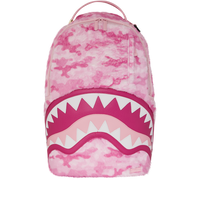 PINK CAMO FAUX FUR DLXSF BACKPACK