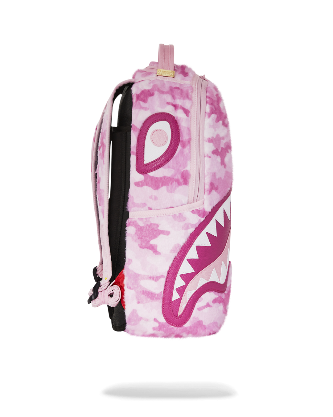 PINK CAMO FAUX FUR DLXSF BACKPACK