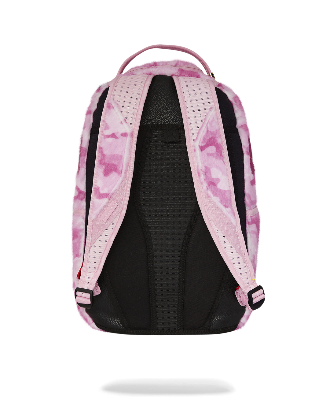 PINK CAMO FAUX FUR DLXSF BACKPACK