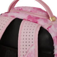 PINK CAMO FAUX FUR DLXSF BACKPACK