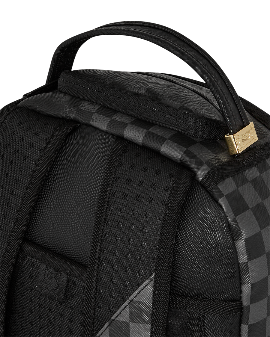 SPRAY SPRITZ GREY CHECK BLACK DLXSV BACKPACK