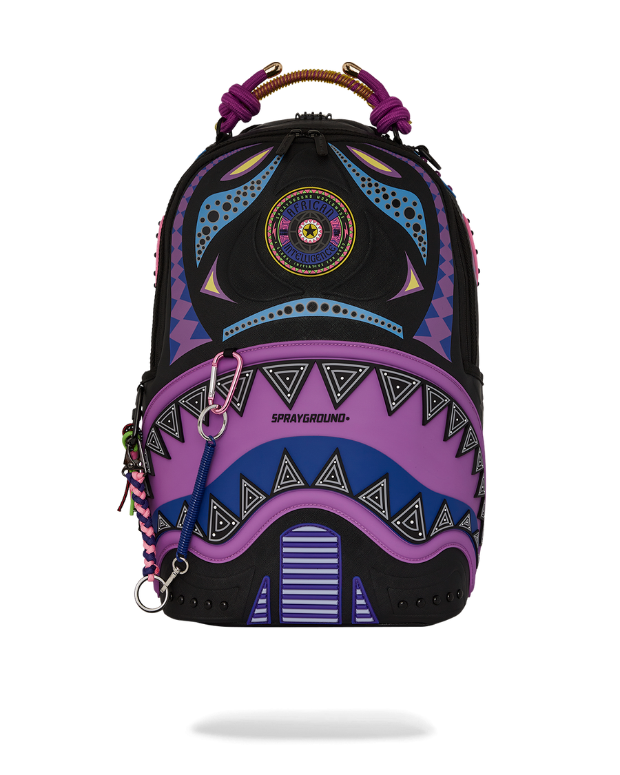 AI WONDERLAND PURPLE BACKPACK