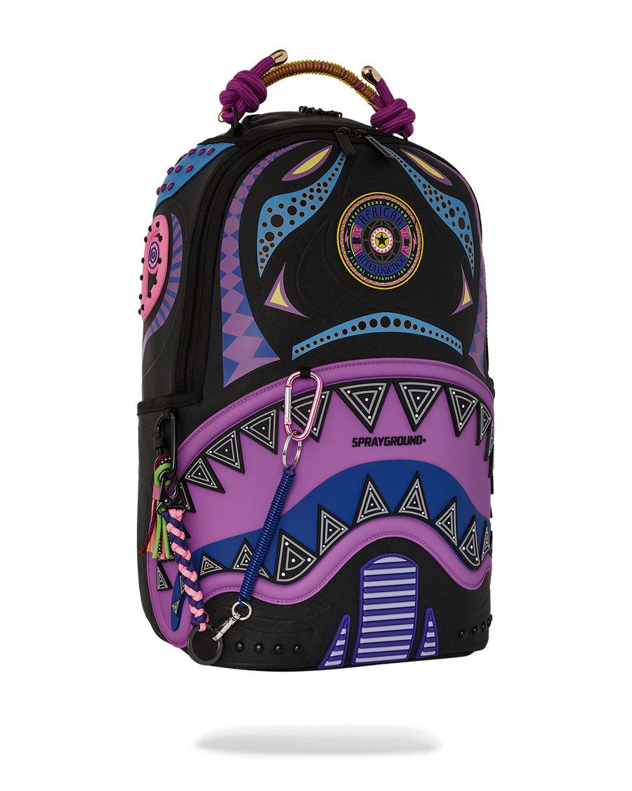 AI WONDERLAND PURPLE BACKPACK