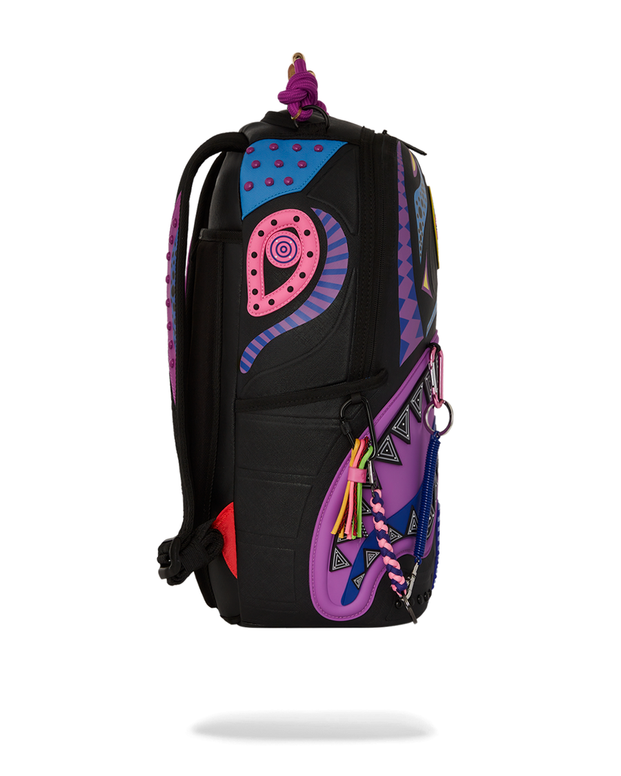 AI WONDERLAND PURPLE BACKPACK