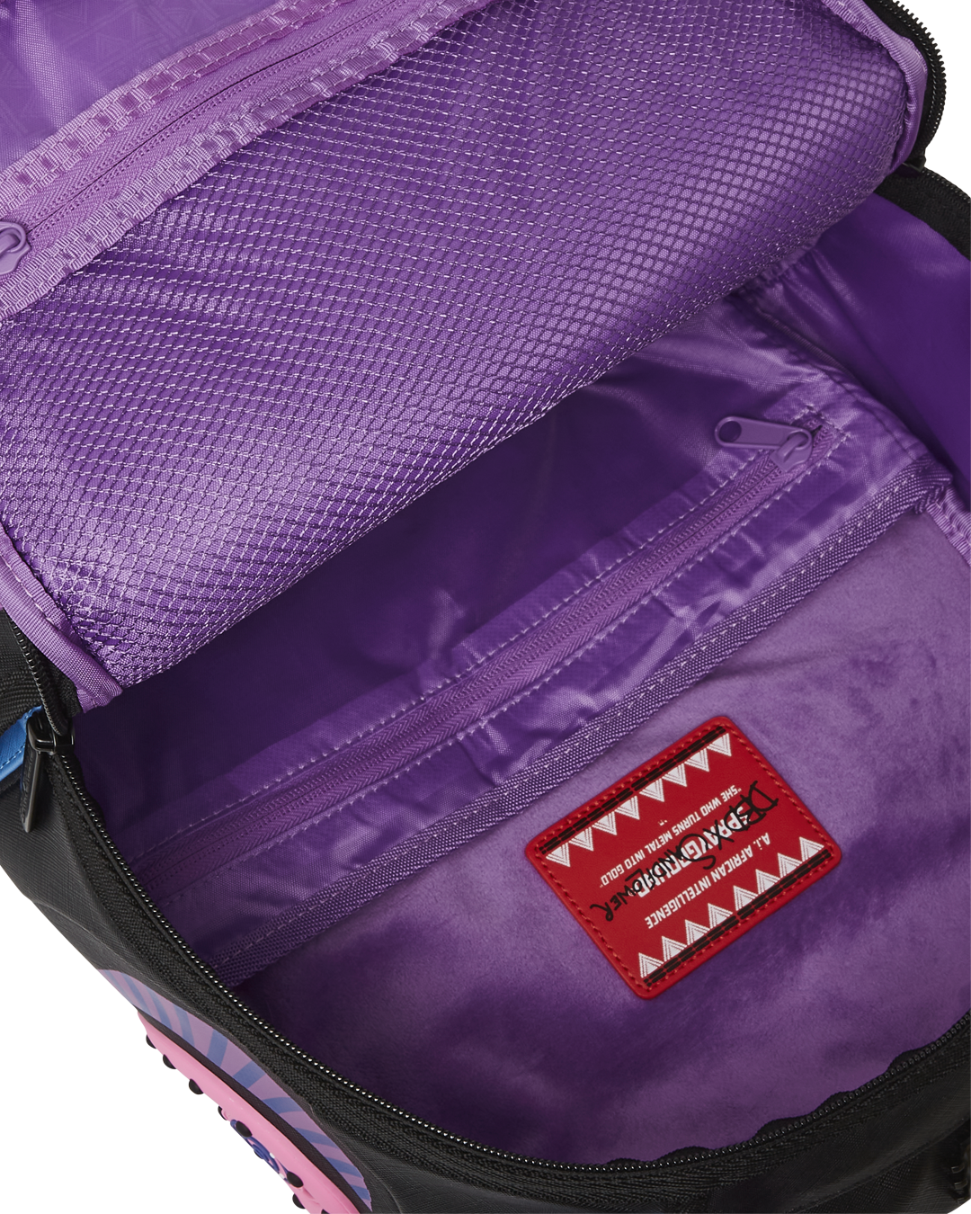 AI WONDERLAND PURPLE BACKPACK