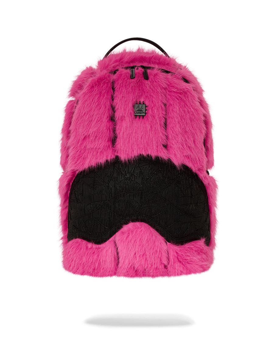 A.I. PINK FUR BACKPACK