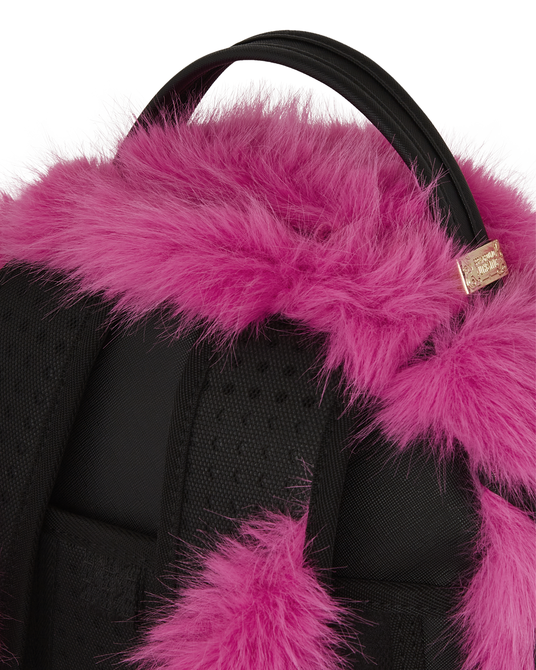 A.I. PINK FUR BACKPACK