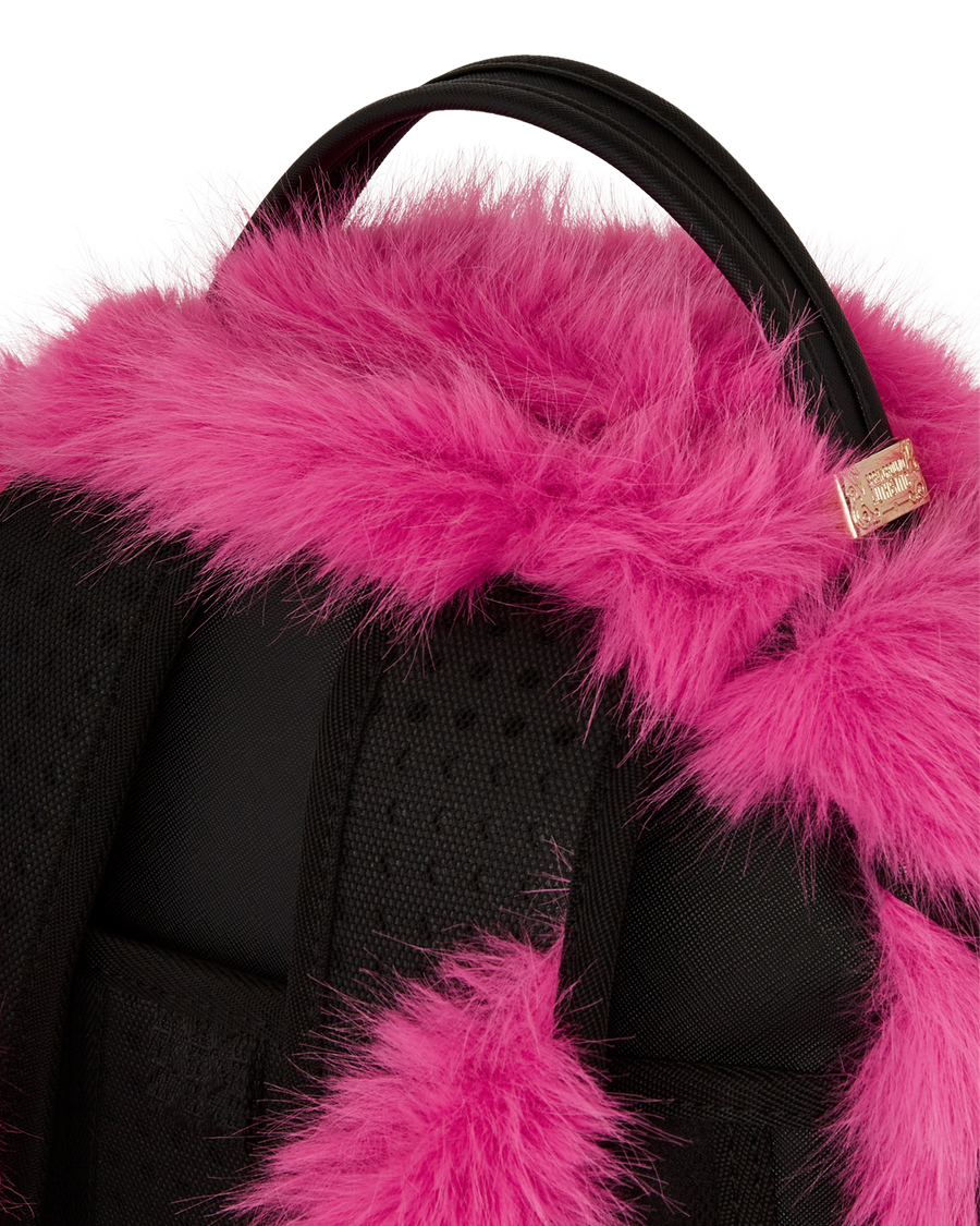 A.I. PINK FUR BACKPACK