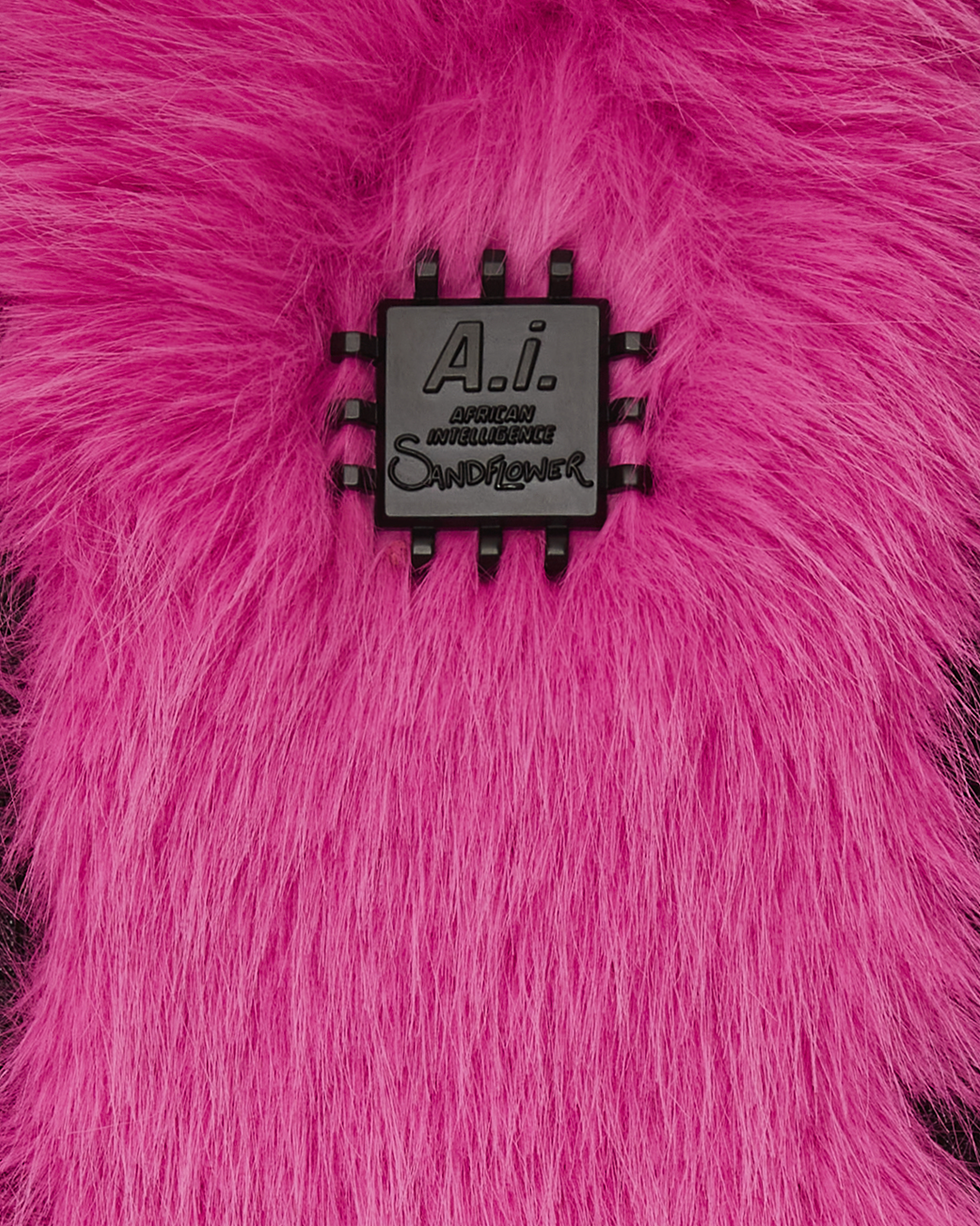 A.I. PINK FUR BACKPACK