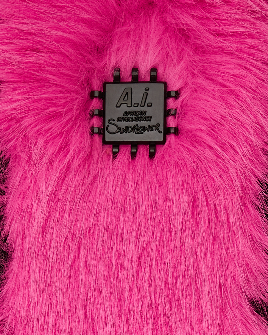 A.I. PINK FUR BACKPACK