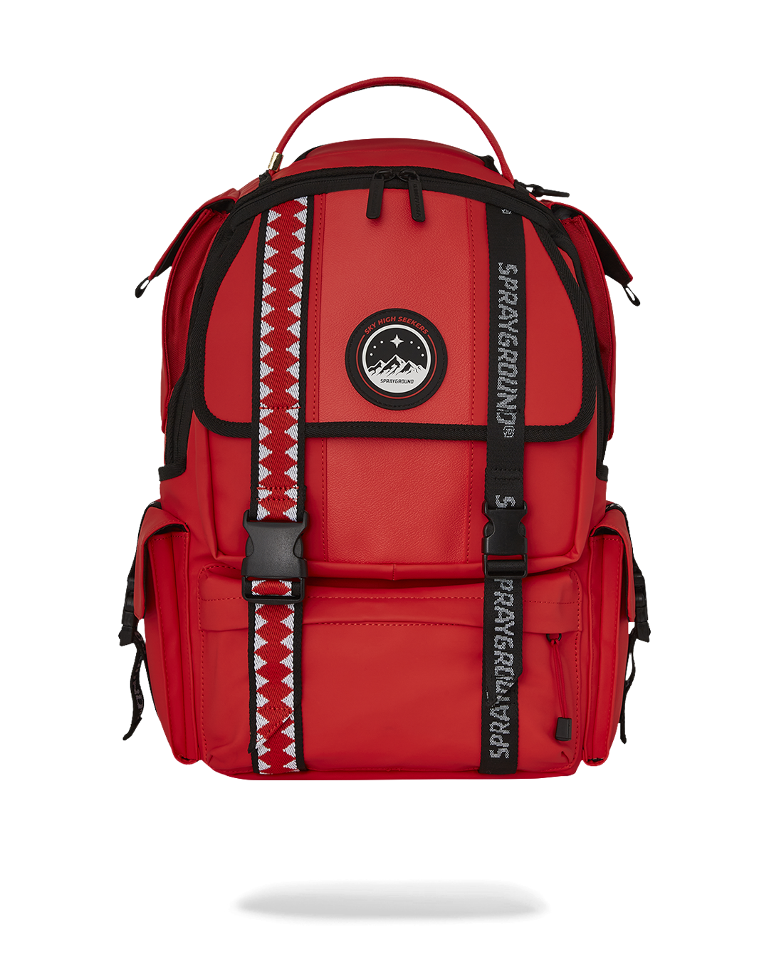 SKY HIGH SEEKERS ASSMETIC ARCTIC RED BACKPACK