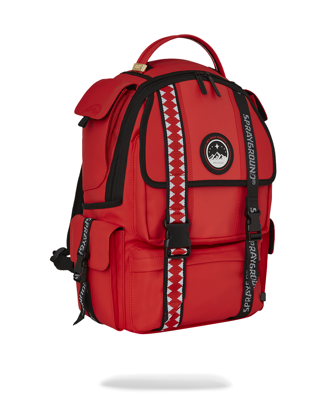 SKY HIGH SEEKERS ASSMETIC ARCTIC RED BACKPACK