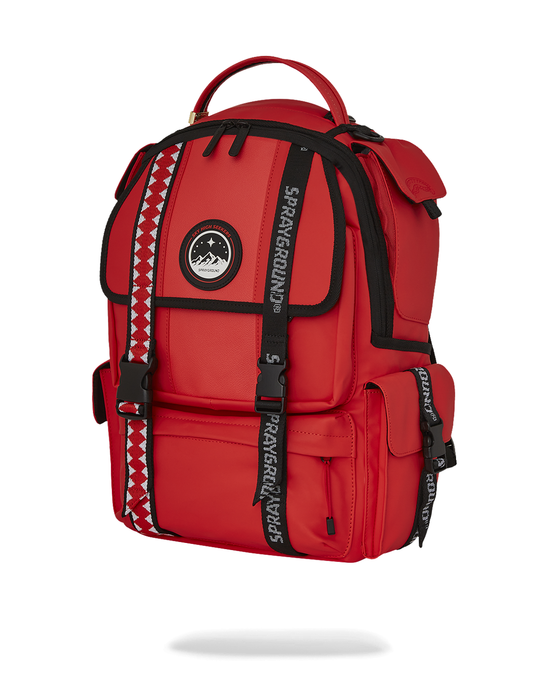 SKY HIGH SEEKERS ASSMETIC ARCTIC RED BACKPACK