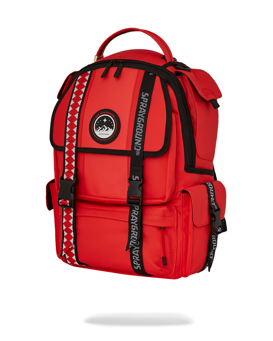 SKY HIGH SEEKERS ASSMETIC ARCTIC RED BACKPACK