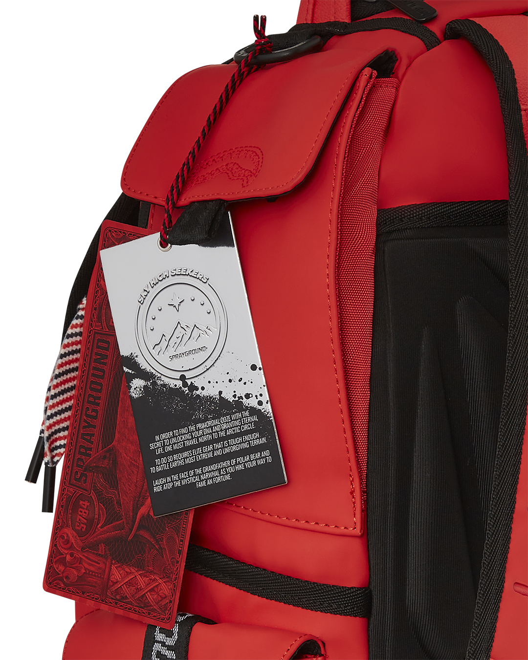 SKY HIGH SEEKERS ASSMETIC ARCTIC RED BACKPACK