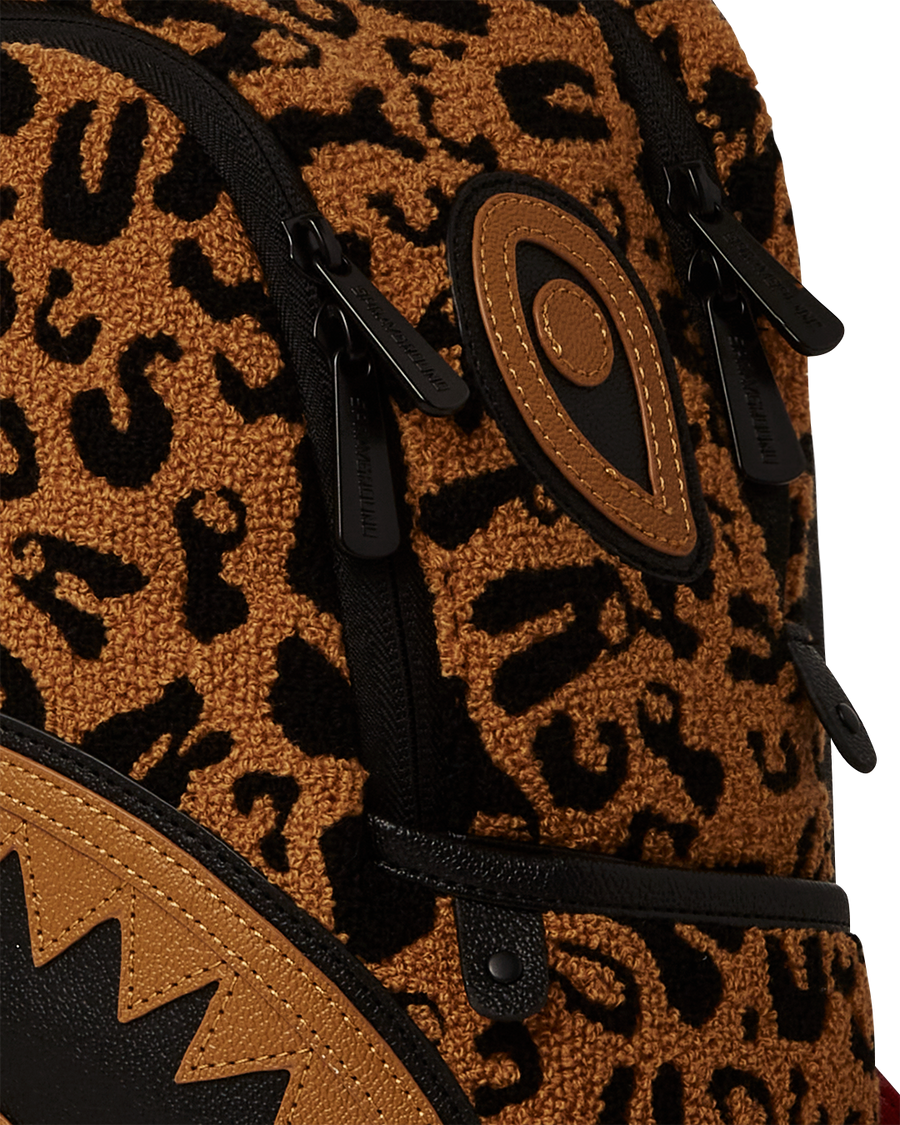 CHEETAH CHENILLE SAVAGE BACKPACK