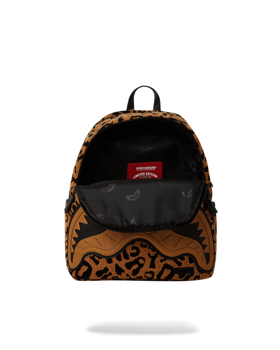 CHEETAH CHENILLE SAVAGE BACKPACK