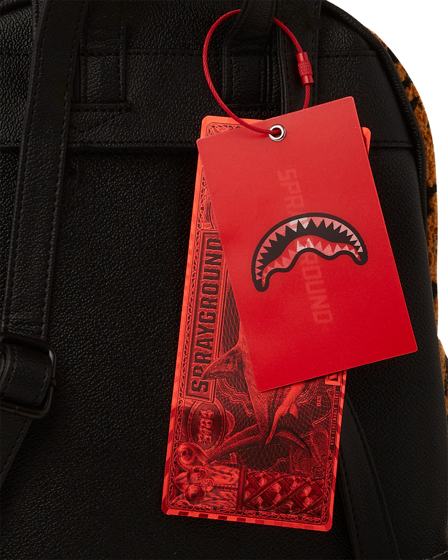 CHEETAH CHENILLE SAVAGE BACKPACK