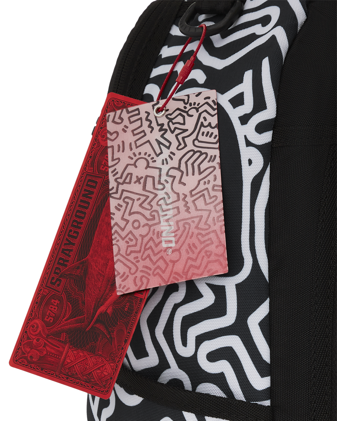 KEITH HARING SKATER GUY DLXSR BACKPACK