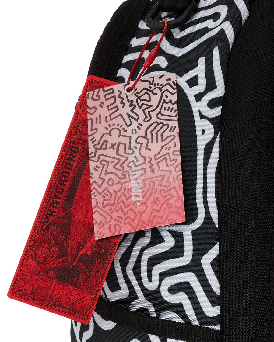 KEITH HARING SKATER GUY DLXSR BACKPACK