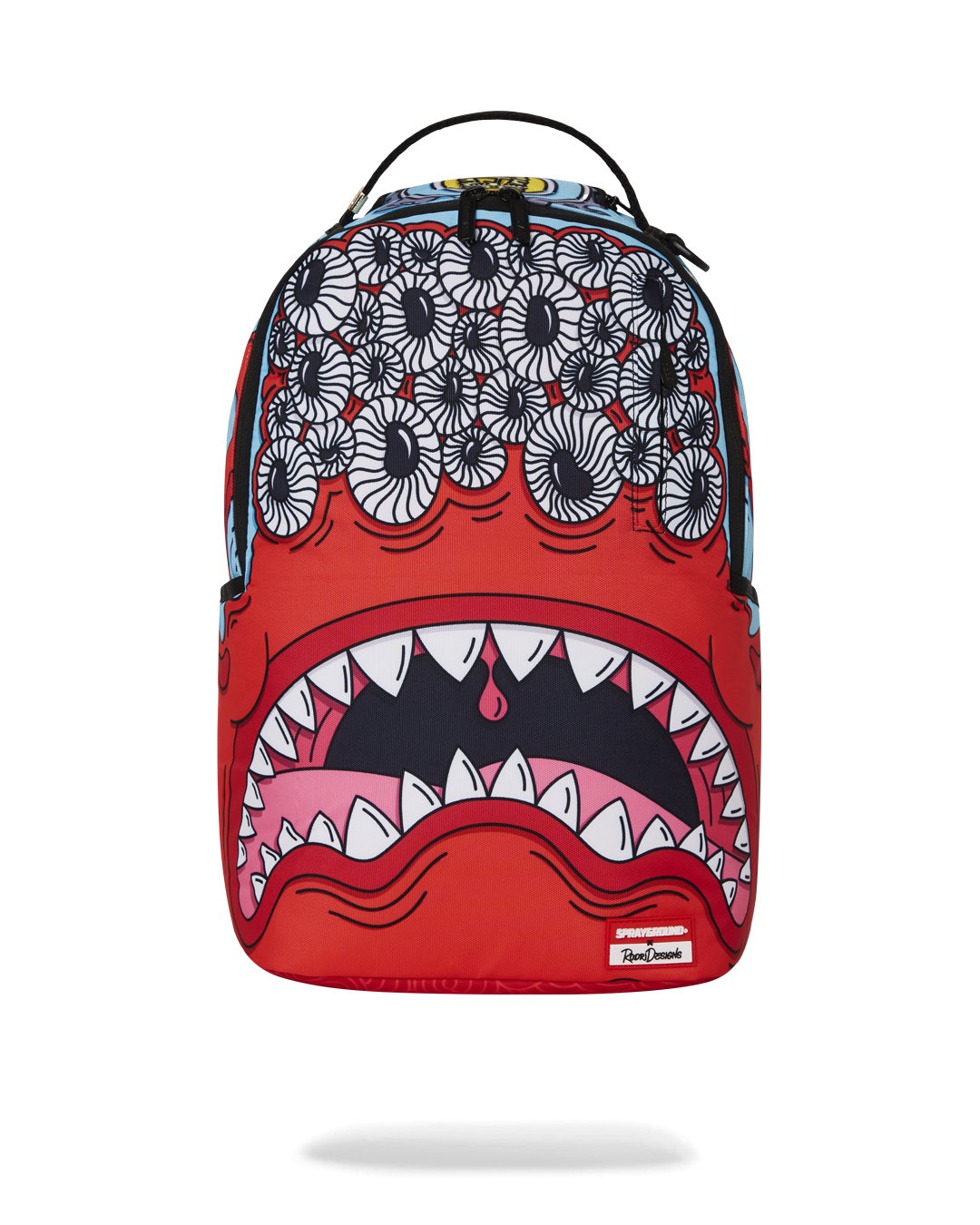 JORGE RODRIGUE EYEZ RED MONSTER BACKPACK