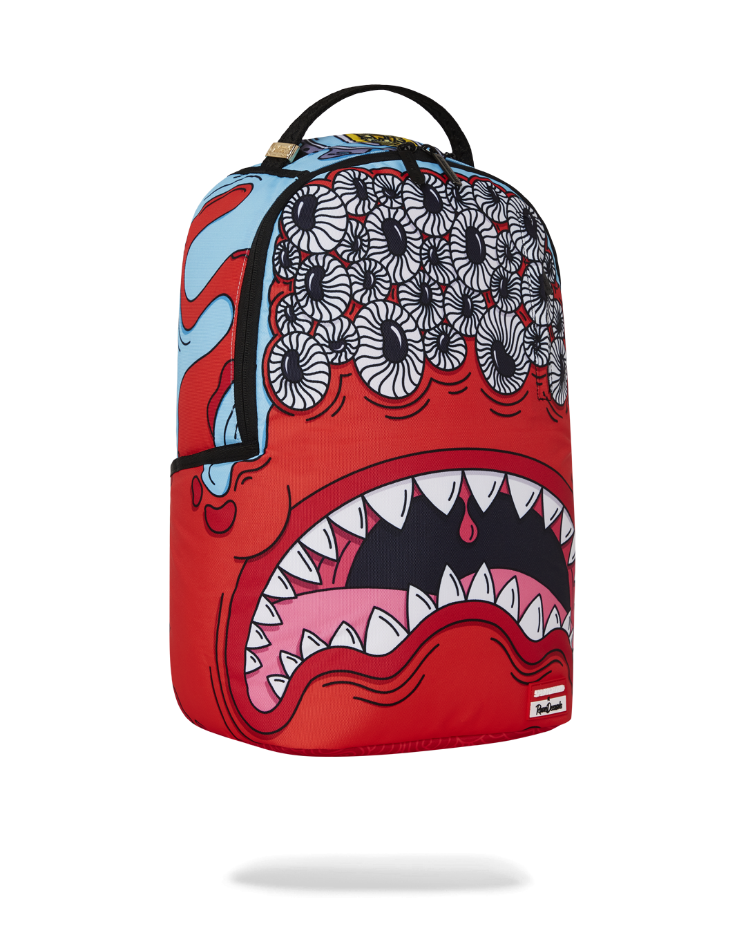 JORGE RODRIGUE EYEZ RED MONSTER BACKPACK