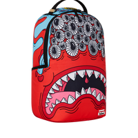 JORGE RODRIGUE EYEZ RED MONSTER BACKPACK