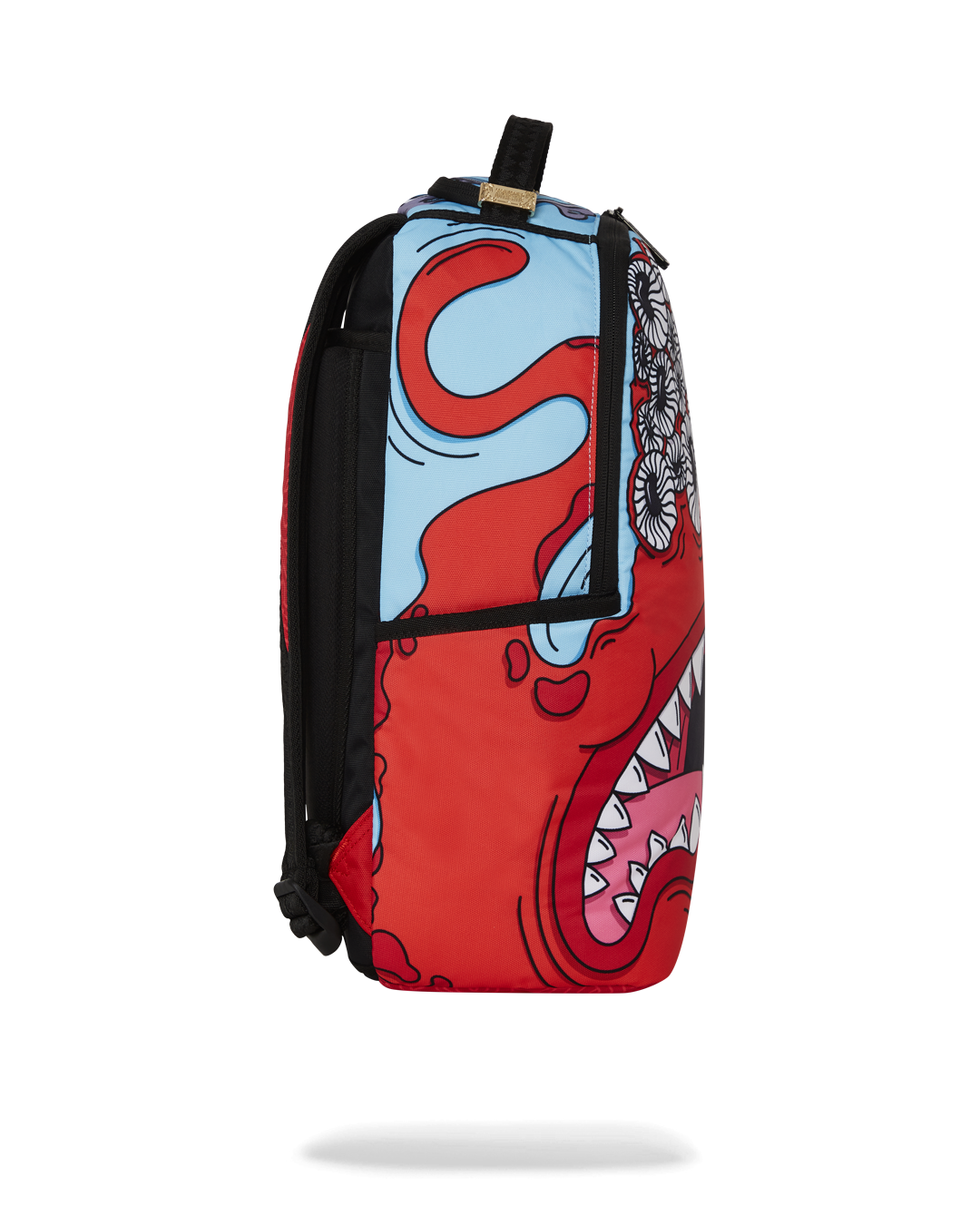 JORGE RODRIGUE EYEZ RED MONSTER BACKPACK