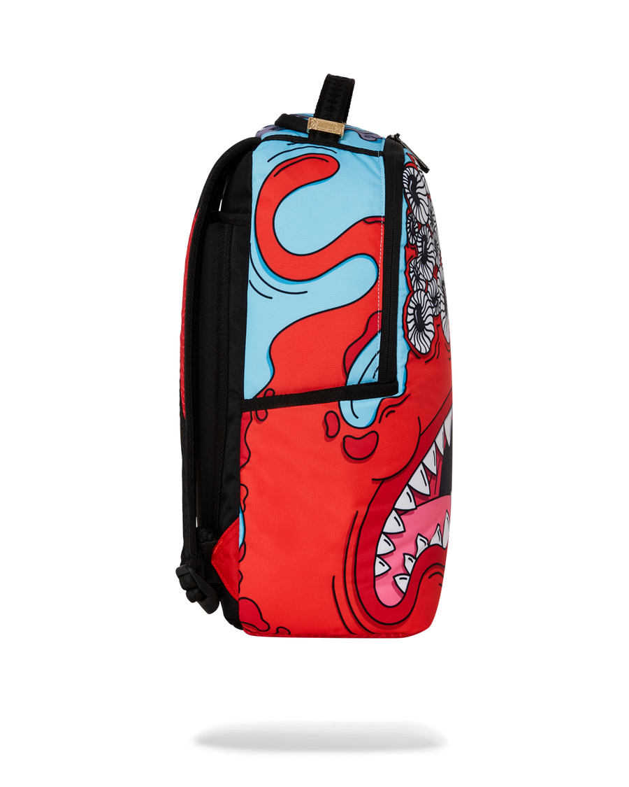 JORGE RODRIGUE EYEZ RED MONSTER BACKPACK