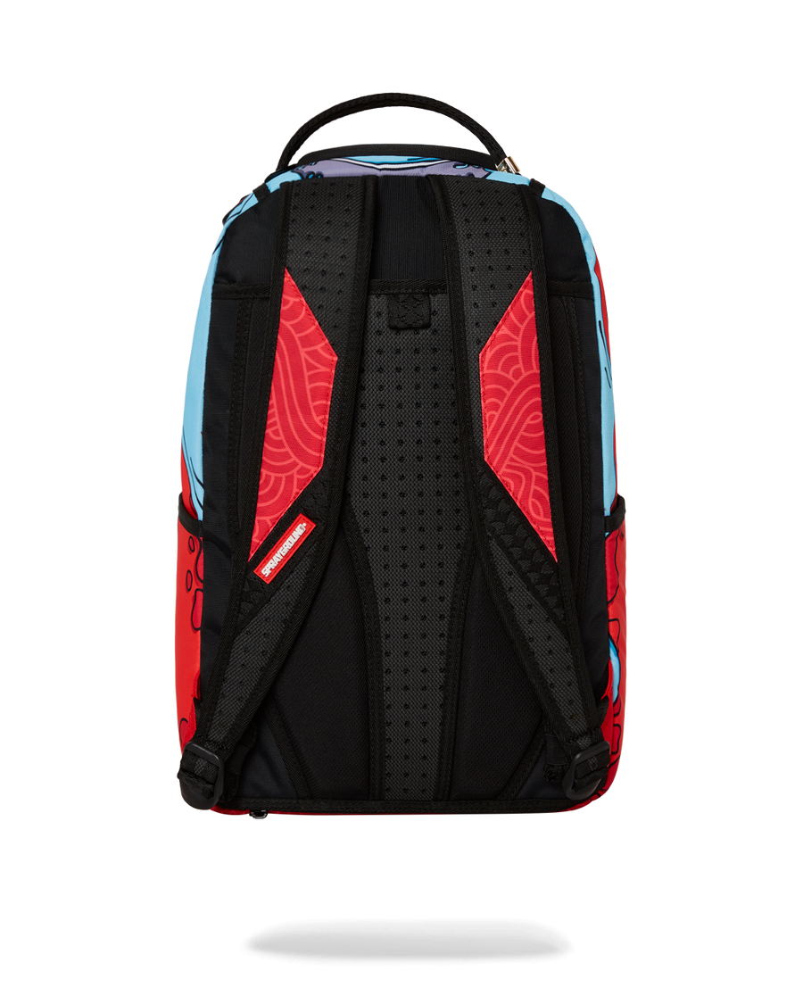 JORGE RODRIGUE EYEZ RED MONSTER BACKPACK