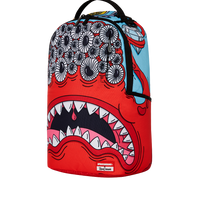 JORGE RODRIGUE EYEZ RED MONSTER BACKPACK