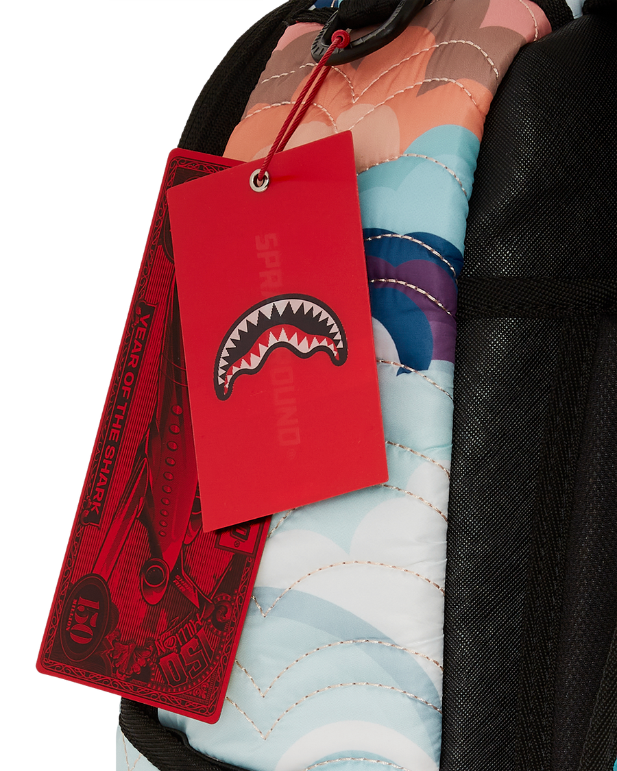 QUILTED CLOUD SHARK DLXS BACKPACK