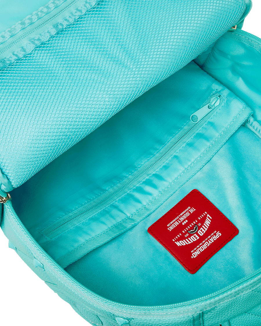 TURQ BLUE STUD DLXSV BACKPACK