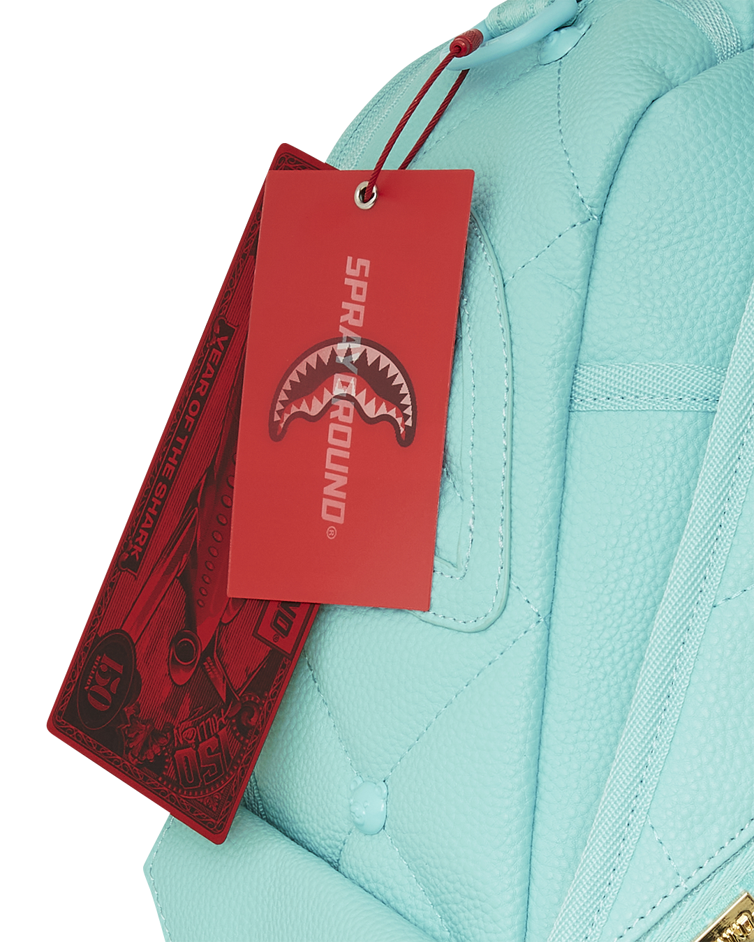 TURQ BLUE STUD DLXSV BACKPACK