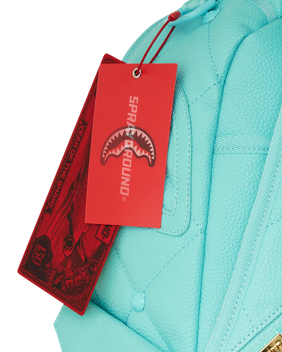 TURQ BLUE STUD DLXSV BACKPACK