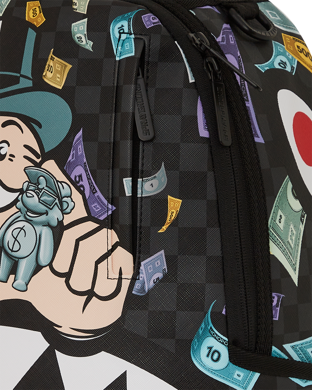 MONOPOLY X SPRAYGROUND CHARACTERS DLXSV BACKPACK