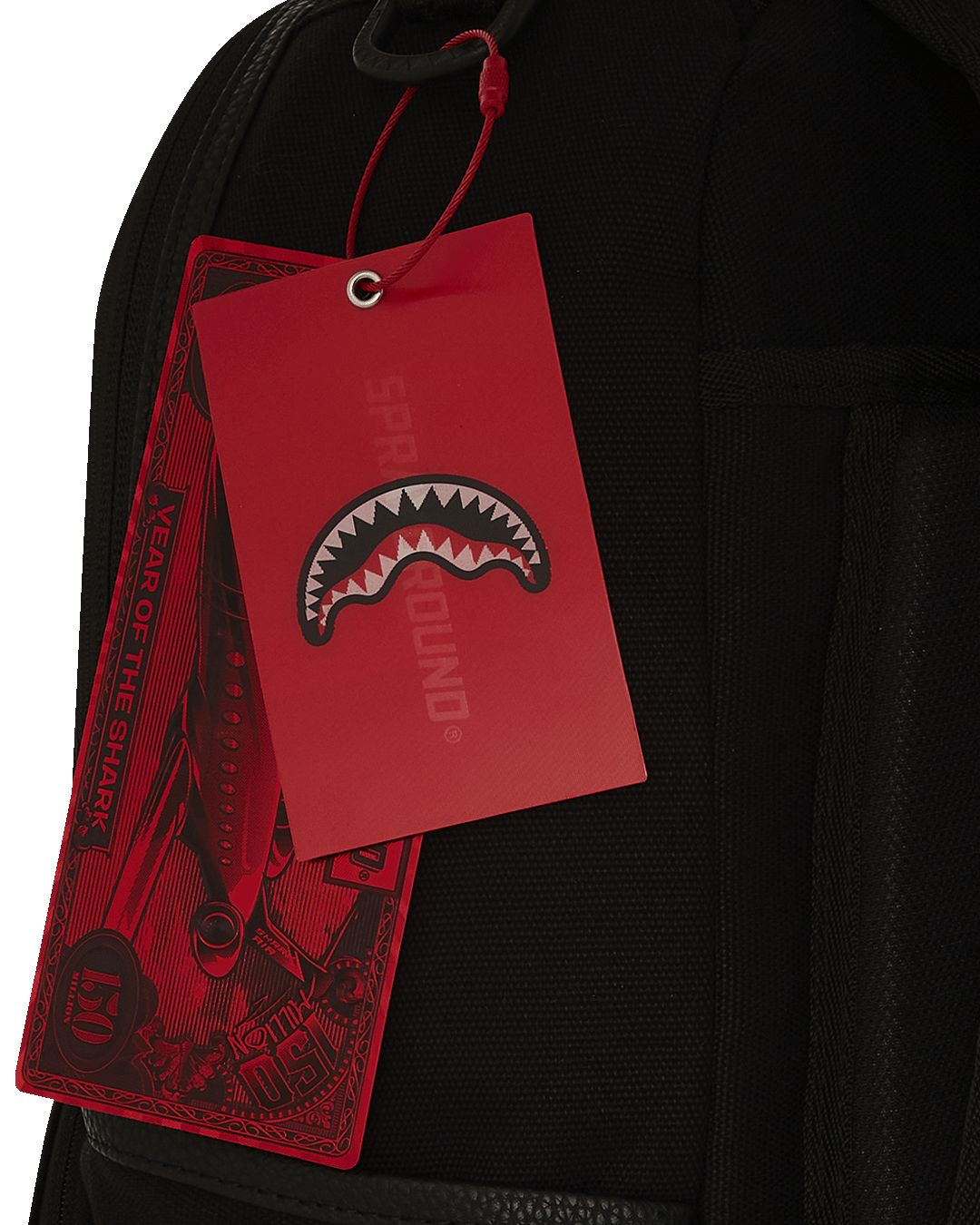 SHARK POCKET CANVAS BACKPACK