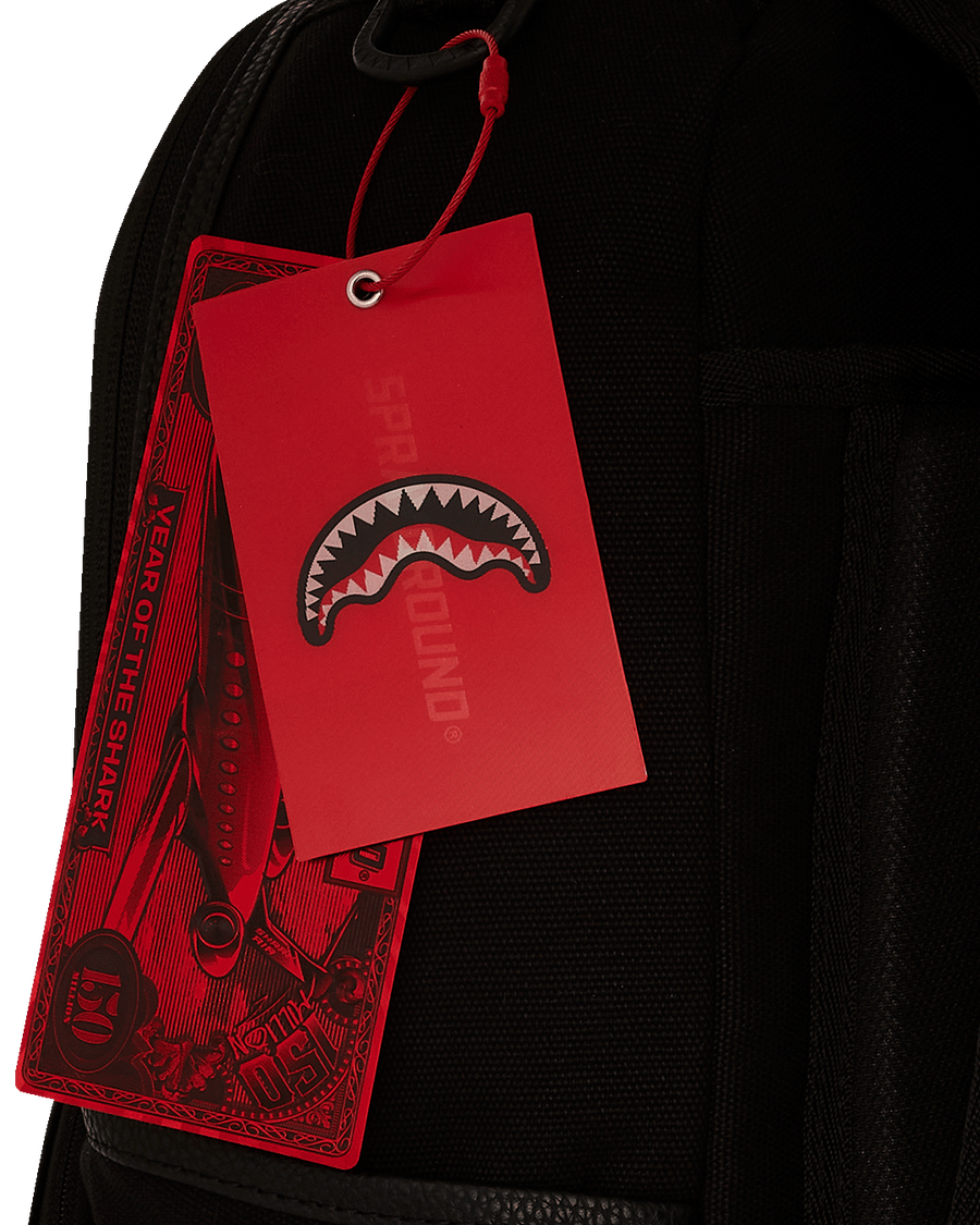 SHARK POCKET CANVAS BACKPACK