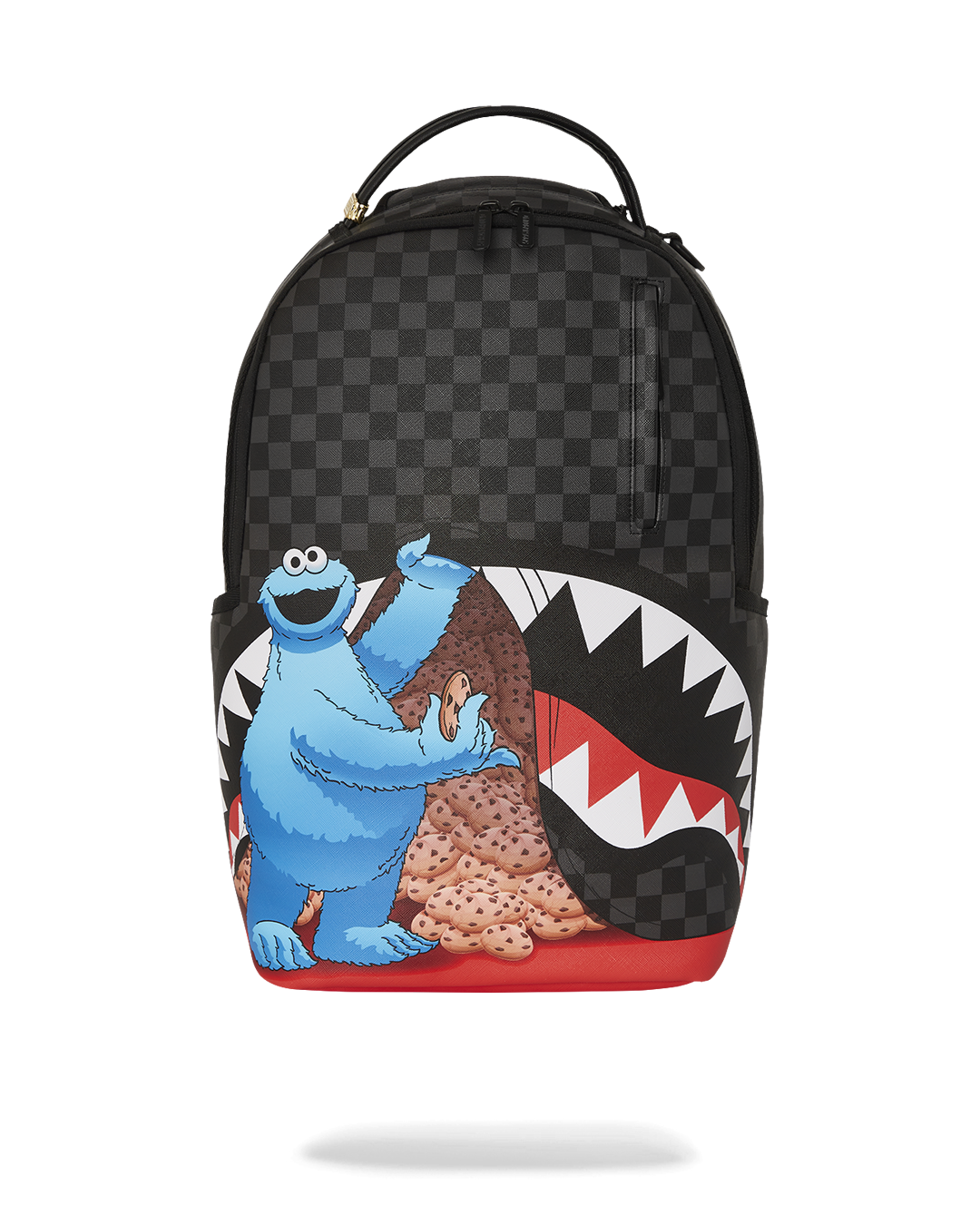 SESAME STREET COOKIE MONSTER SNEAKING A BITE DLXSV BACKPACK