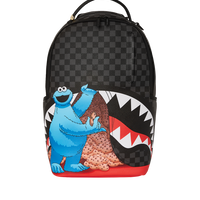 SESAME STREET COOKIE MONSTER SNEAKING A BITE DLXSV BACKPACK