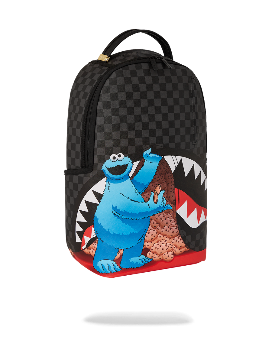 SESAME STREET COOKIE MONSTER SNEAKING A BITE DLXSV BACKPACK
