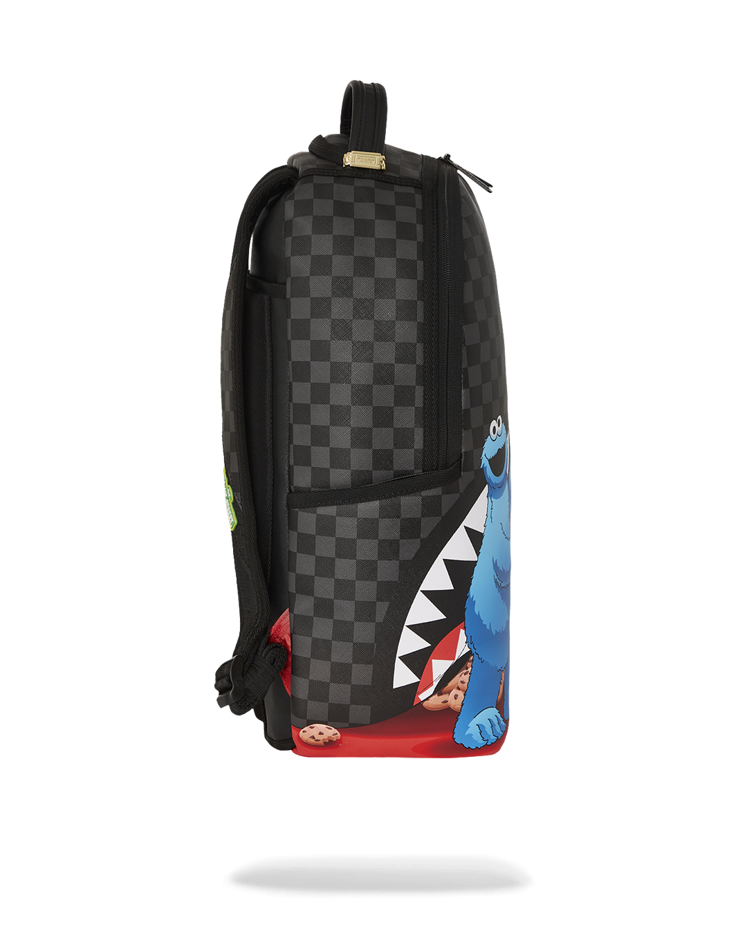SESAME STREET COOKIE MONSTER SNEAKING A BITE DLXSV BACKPACK