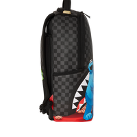 SESAME STREET COOKIE MONSTER SNEAKING A BITE DLXSV BACKPACK